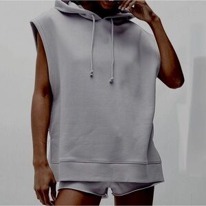 Sleeveless Hoodie - Soft & Trendy! NWOT